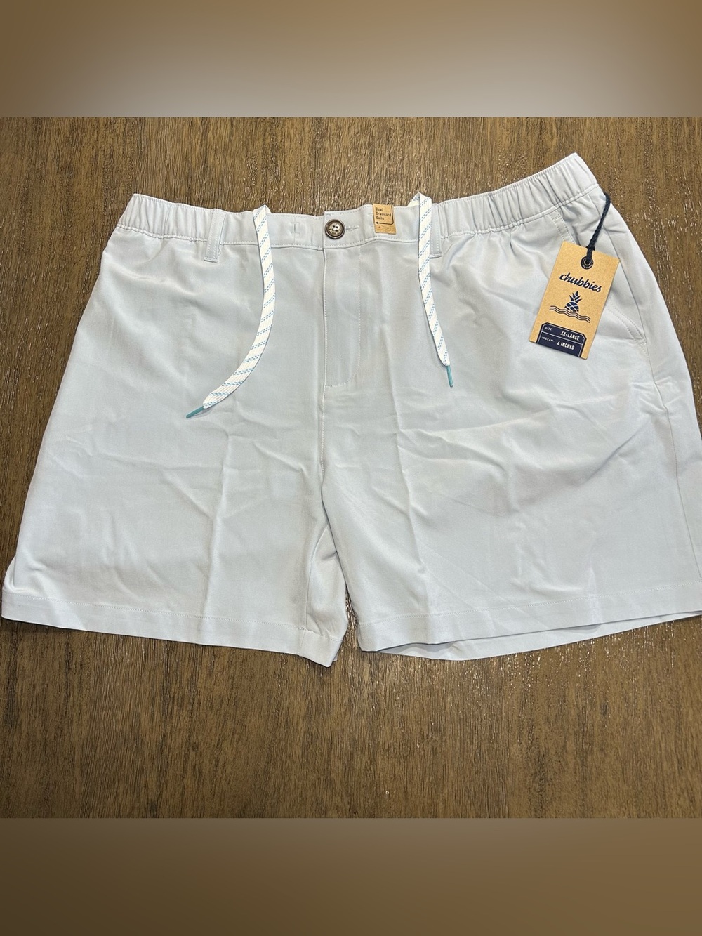Chubbies The Altitudes Everywear 6” Inseam Performance Shorts Mens Size XXL Blue
